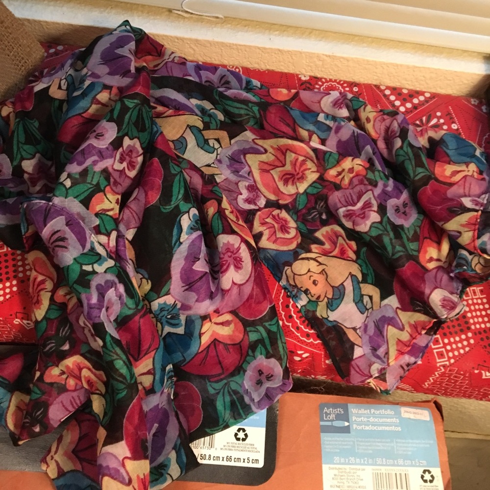 Alice in Wonderland Scarf